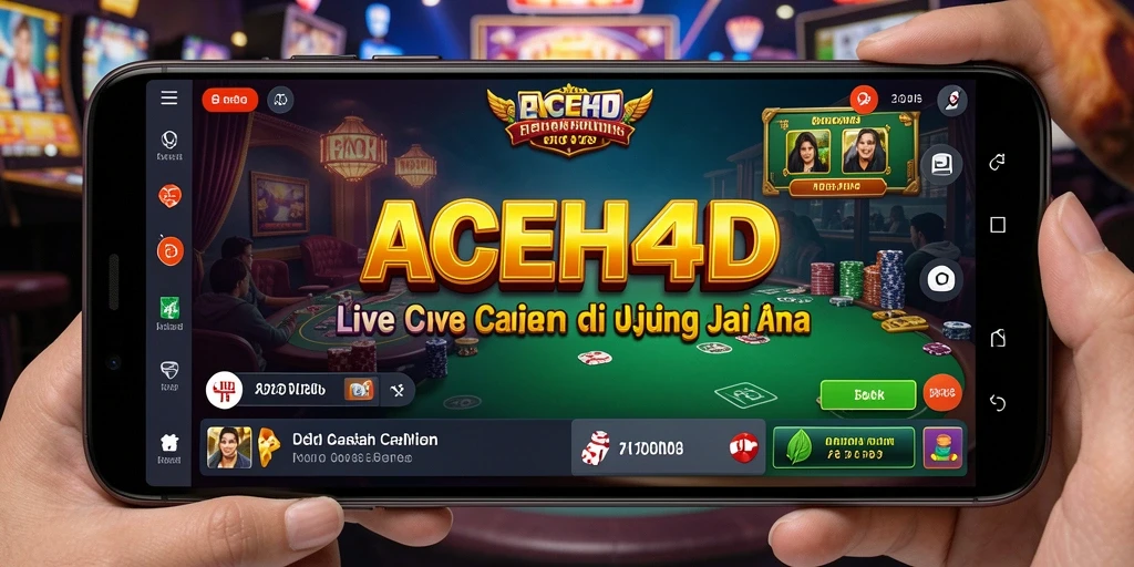 Tampilan memukau dari pengalaman Live Casino di ACEH4D.