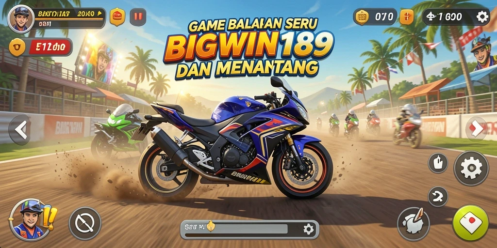 Gameplay Racing yang seru dan mendebarkan di BIGWIN189.