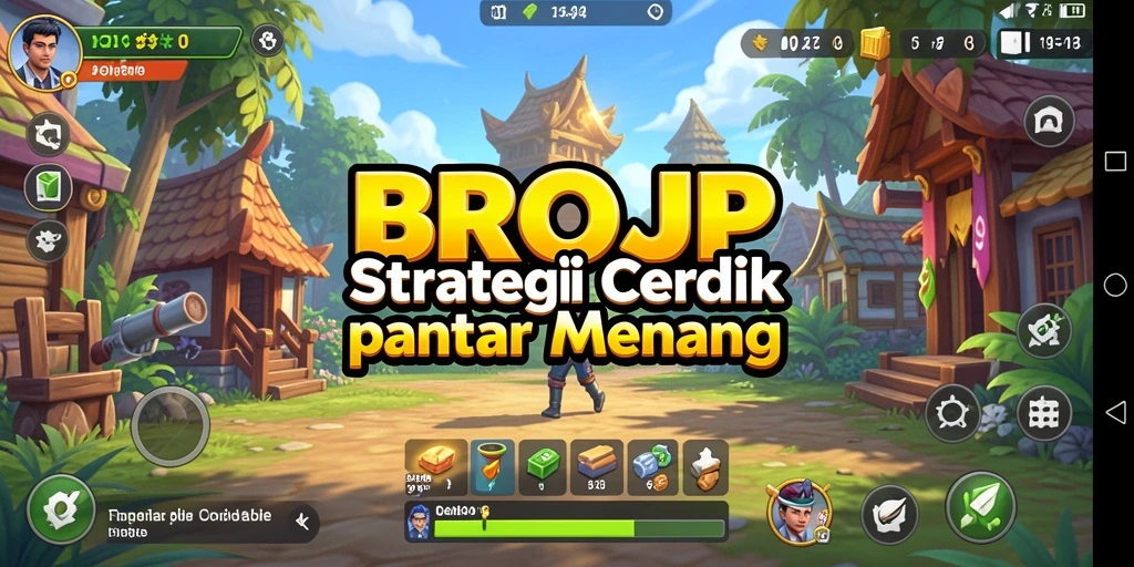 Tampilan gameplay dinamis dari BROJP yang penuh strategi.