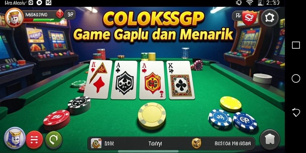 Tampilan gameplay seru Gaple di COLOKSGP dengan interaksi pemain.