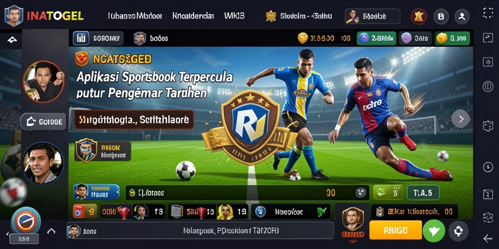 Tampilan menarik dari gameplay INATOGEL di aplikasi Sportsbook.