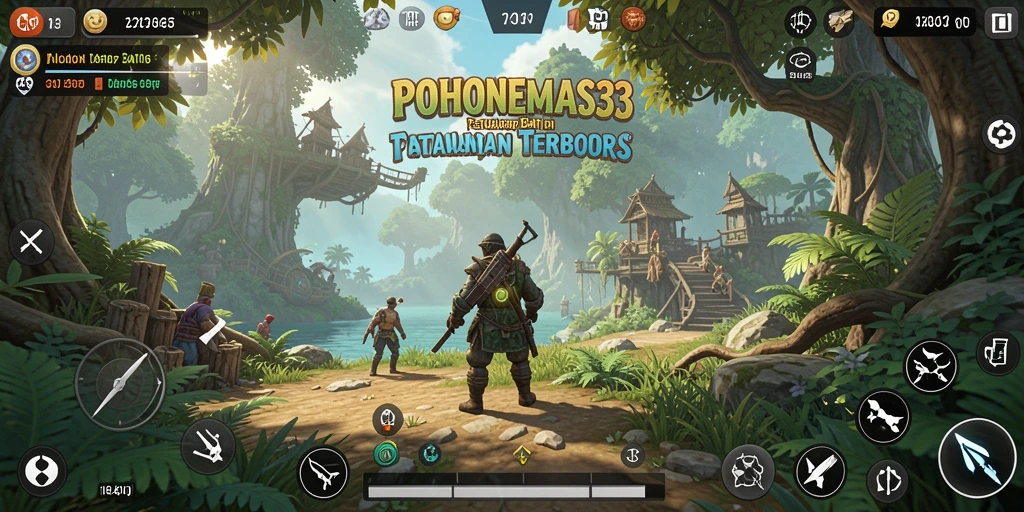 Gameplay yang menarik dari POHONEMAS33 di dunia terbuka.
