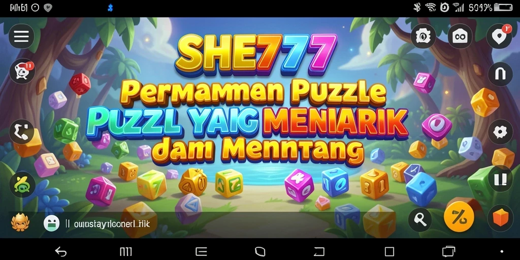 Tampilan gameplay SHE777 dengan berbagai teka-teki menarik yang memikat.
